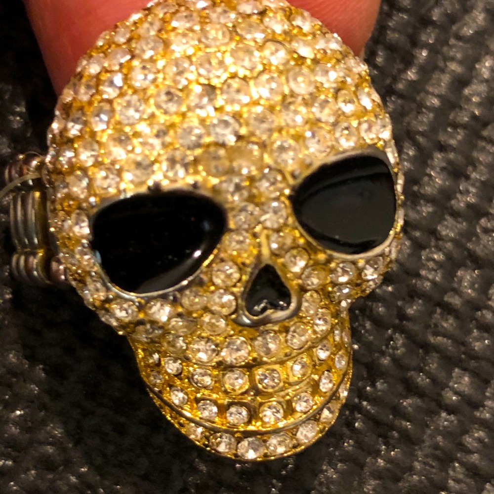 Crystal Skull ring